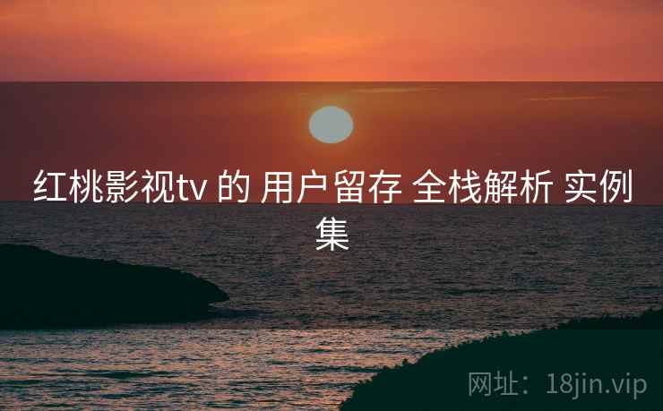 红桃影视tv 的 用户留存 全栈解析 实例集 第2张 红桃影视tv 的 用户留存 全栈解析 实例集 第2张