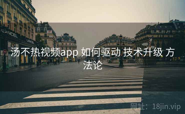汤不热视频app 如何驱动 技术升级 方法论 第2张 汤不热视频app 如何驱动 技术升级 方法论 第2张